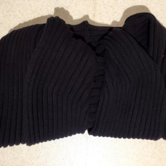 Black 525 America Shawl Cardigan Sweater - Size Med - Full Coverage MINT COND. - Picture 2 of 9